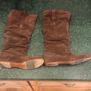 UGG Dark Brown Over the Knee Boots